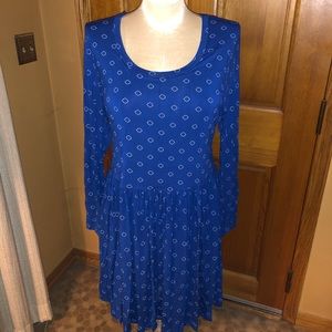 Blue cotton Dress